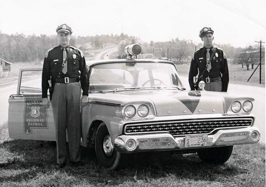 Alabama 1959 police license plate