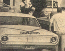 Alabama 1962 police car rear view