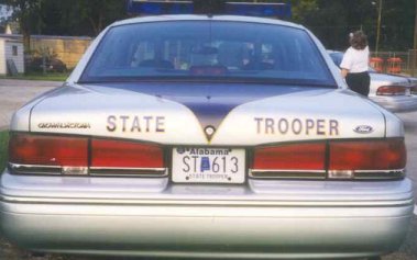 Alabama 1990 police car