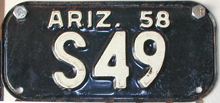 Arizona license plate picture