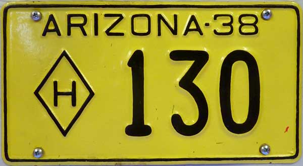 Arizona license plate picture