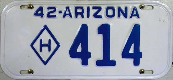 Arizona license plate picture