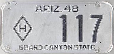 Arizona license plate picture