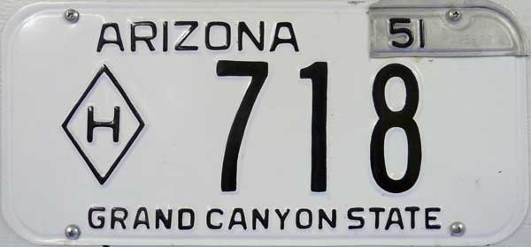 Arizona license plate picture