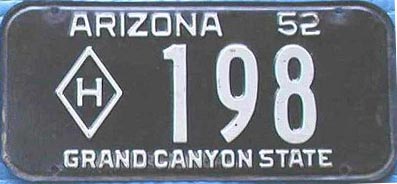 Arizona license plate picture