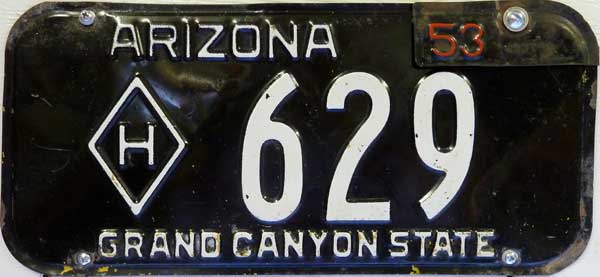 Arizona license plate picture