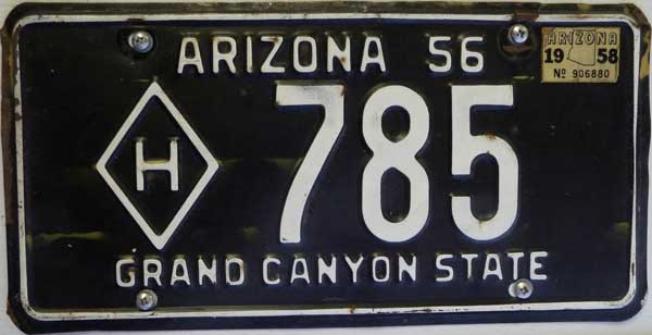 Arizona license plate picture