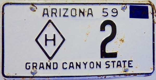 Arizona license plate picture