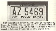 Arizona license plate picture