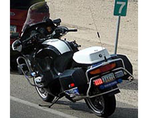 Arizona police motorcycle