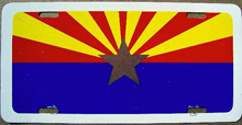 Arizona license plate picture