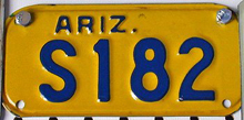 Arizona license plate picture