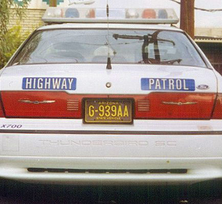 Arizona police car picture