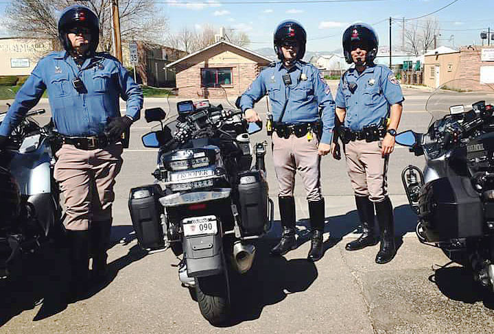 Colorado motorcycle police officers