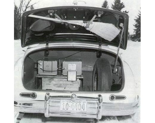 Colorado police car and officer image