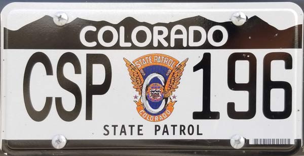 Colorado license plate prototype image