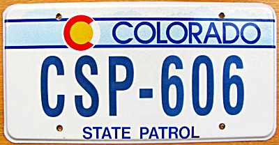 Colorado license plate image