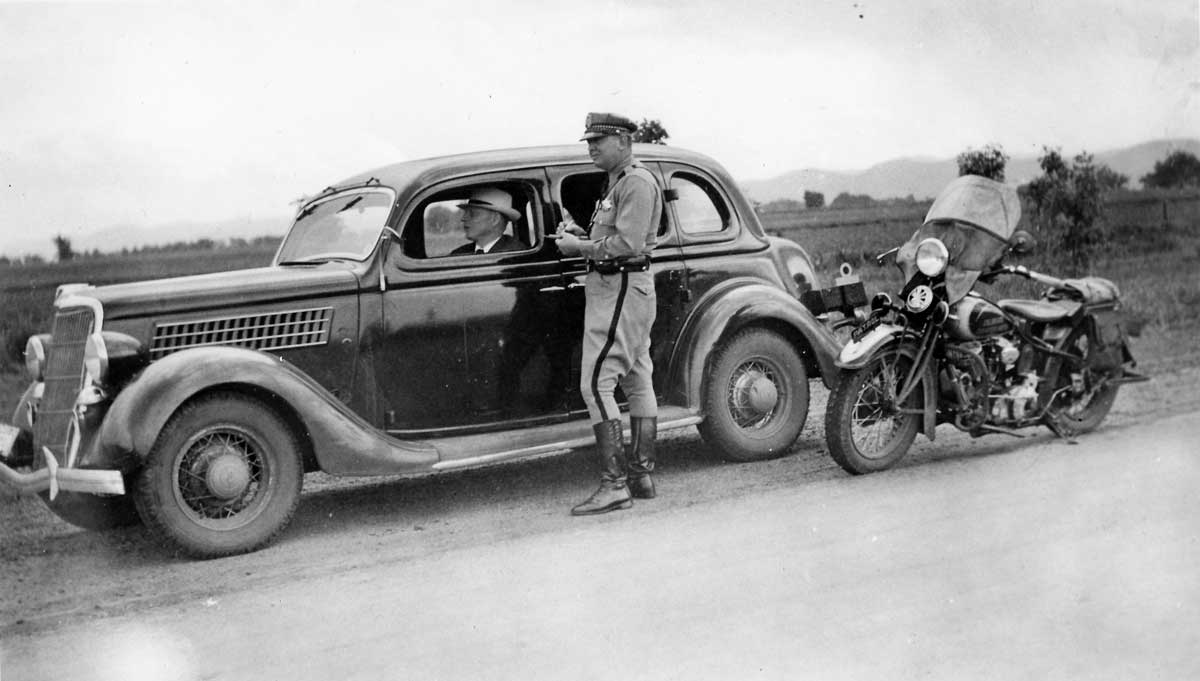 Colorado police motorcycle