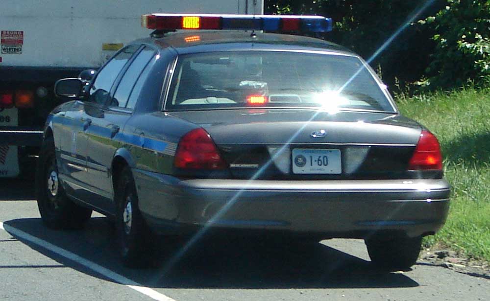 Connecticut police car