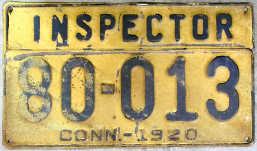 Connecticut license plate image