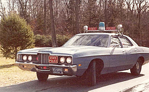 Connecticut police car image