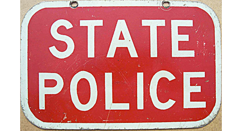 Connecticut police sign image