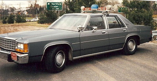 Connecticut police car image