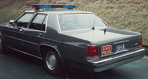 Connecticut police car image