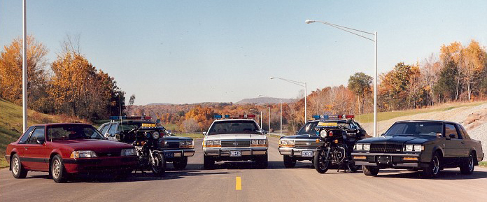 Connecticut police cars image