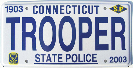 Connecticut license plate image