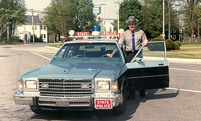 Connecticut police car image