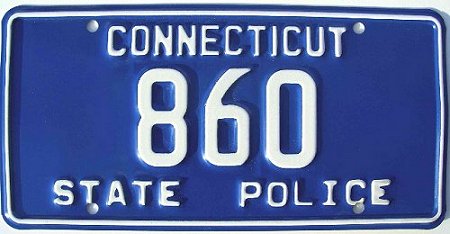 Connecticut license plate image