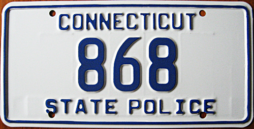 Connecticut license plate image