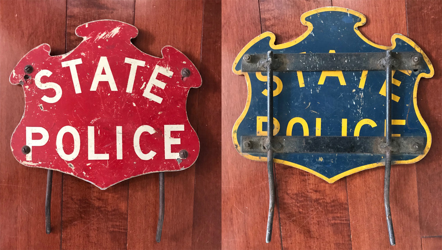 Police shield posts