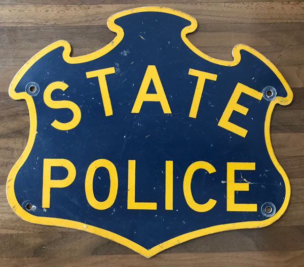 Connecticut police sign image