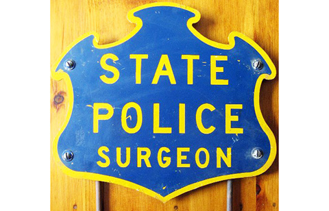 Connecticut police sign image