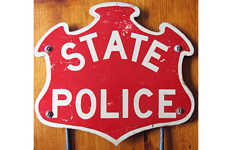 Connecticut police sign image