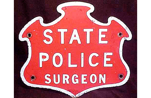 Connecticut police sign image