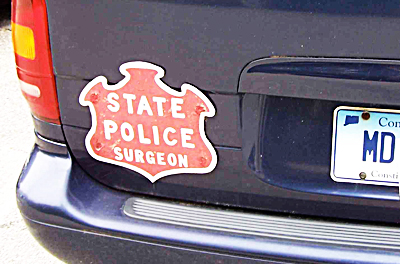 Connecticut police car image