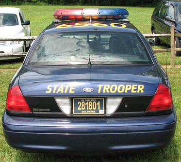 Delaware police car