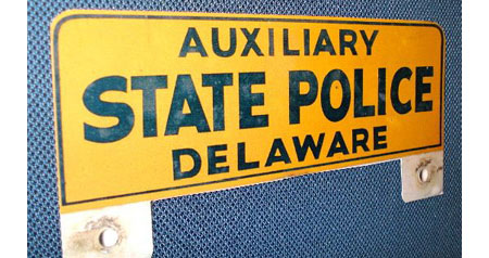 Delaware police sign