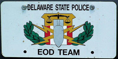 Delaware license plate