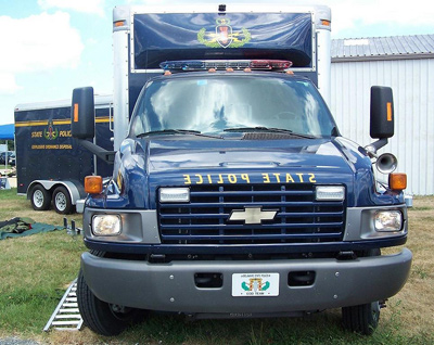 Delaware police truck