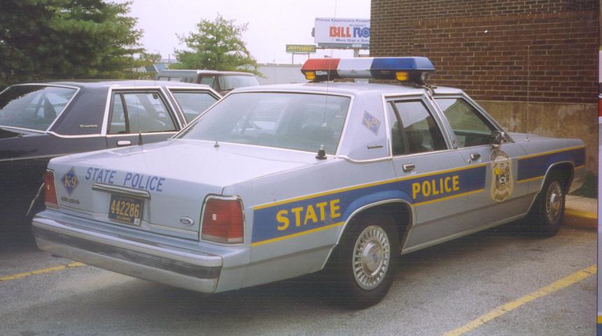 Delaware police car