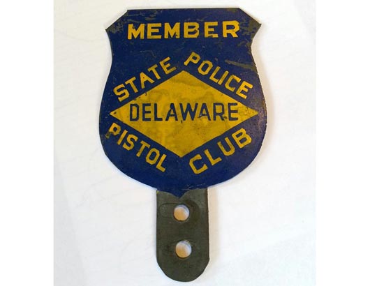 police plate topper