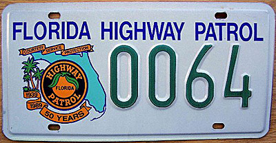 Florida license plate image