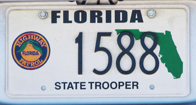 Florida license plate image