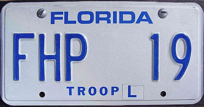 Florida license plate image