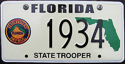 Florida license plate image