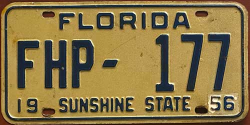 Florida license plate image